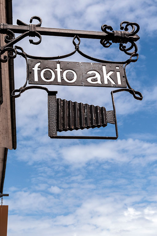 Ancienne enseigne de photographe
