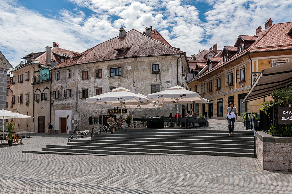 Place Cankarjev trg à Sokfja Loka en Slovénie
