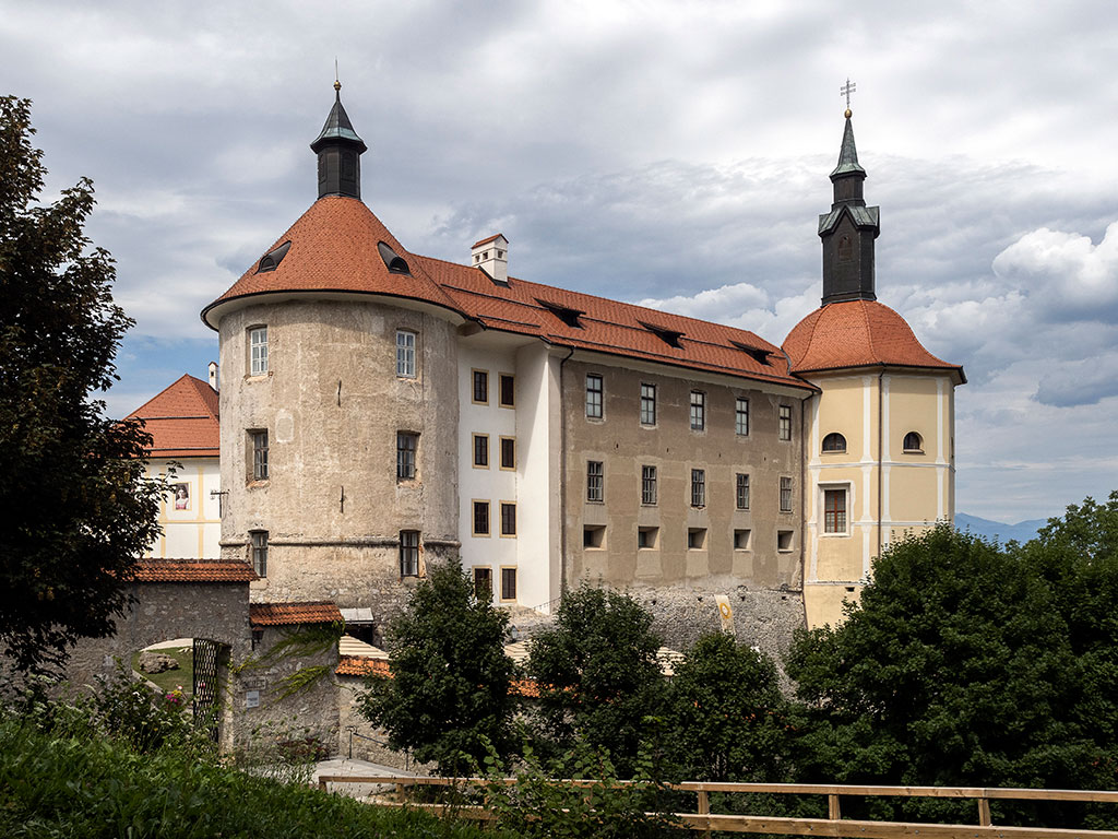 Château de Sokfja Loka en Slovénie