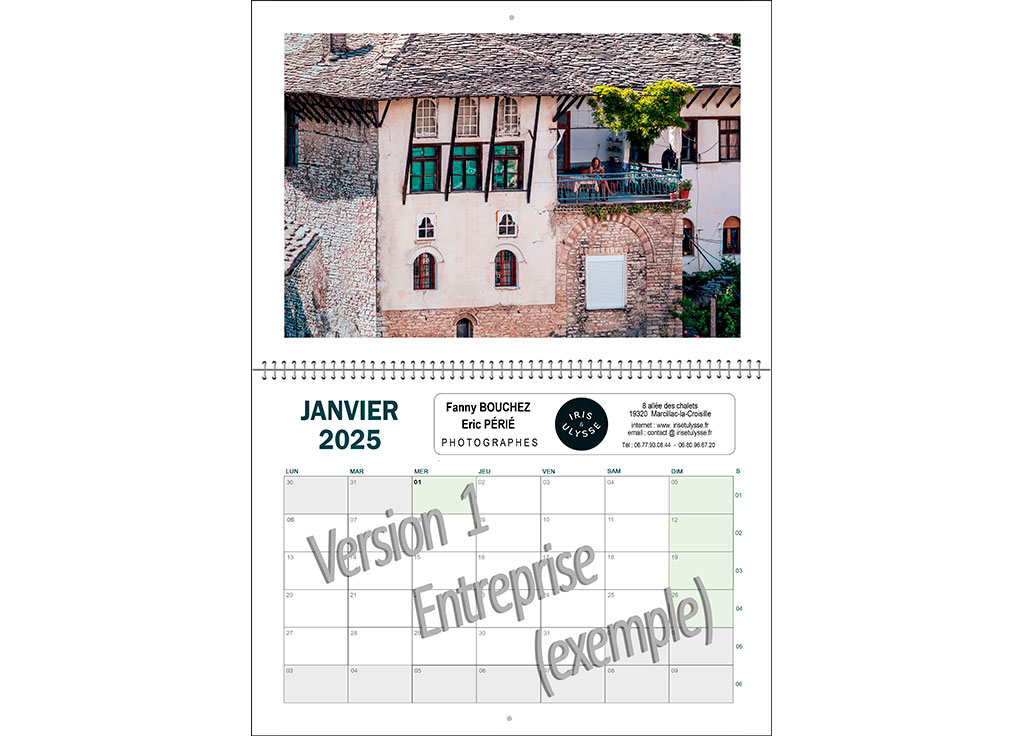 Calendrier 2024 "Albanie" – Image 5