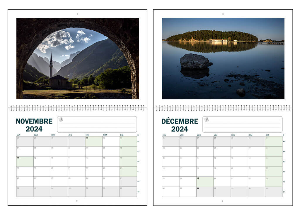 Calendrier 2024 "Albanie" – Image 4