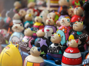 boutique-artisanale-chat-centre-ancien-kotor-montenegro