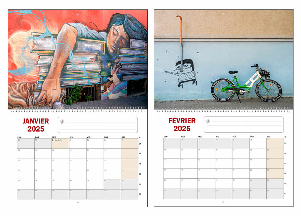 Calendrier 2025 "Arts de la rue" – Image 2