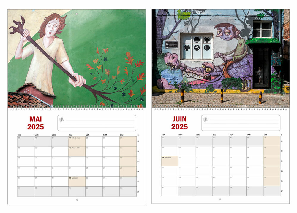 Calendrier 2025 "Arts de la rue" – Image 5