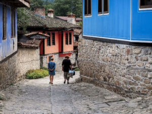 Scène de rue à Koprivchtitsa