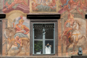 facade-peinte-maison-herzoghof-graz-autriche