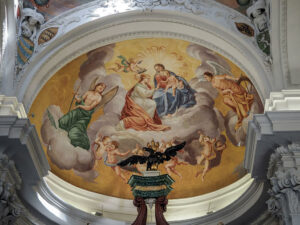 plafond-peint-mausolee-ferdinand-II-graz-autriche